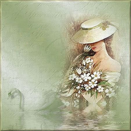 Женщина в шляпе весной