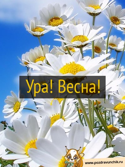 Ура Весна пришла