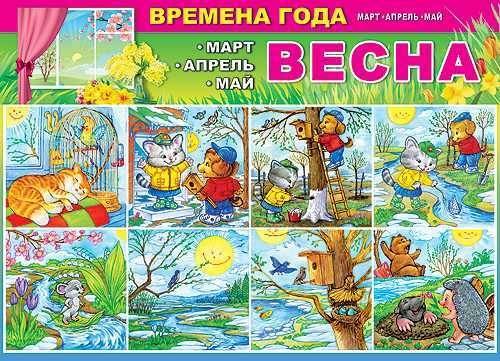 Признаки весны для детей