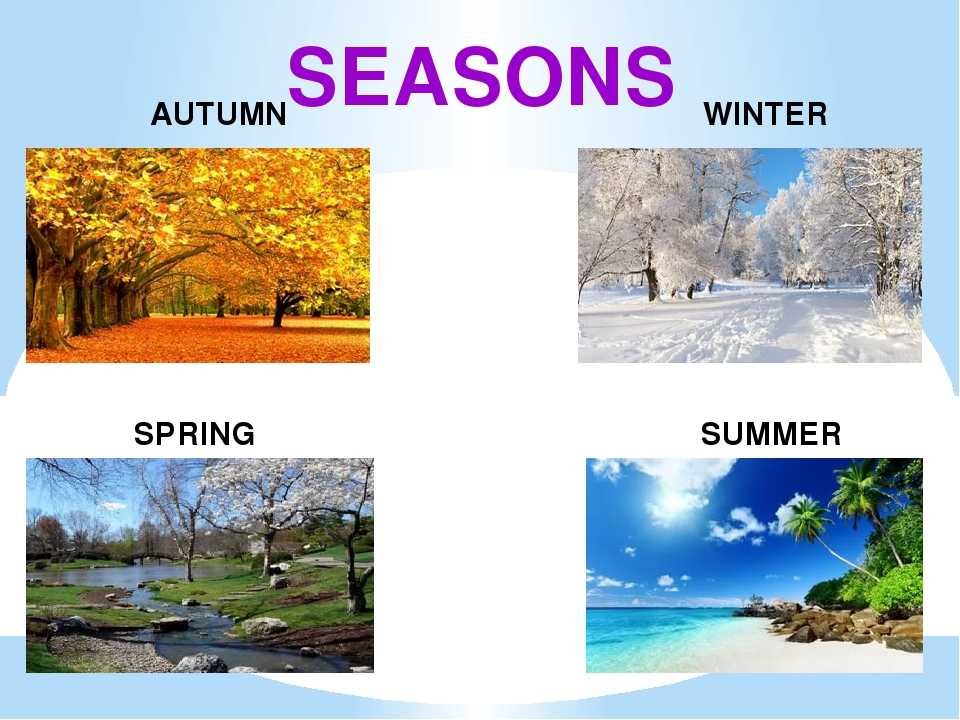 Seasons in russia. Времена года на английском языке для детей. Английский тема времена года. Времена года наианглиском.