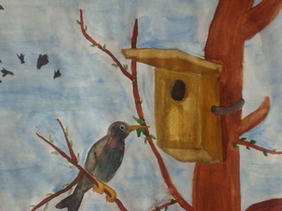 Весенние рисунки для срисовки