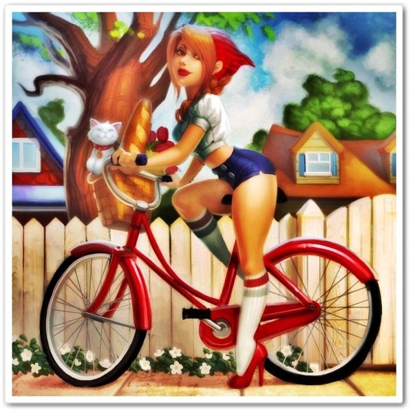 Весной покрашусь в рыжий цвет надену