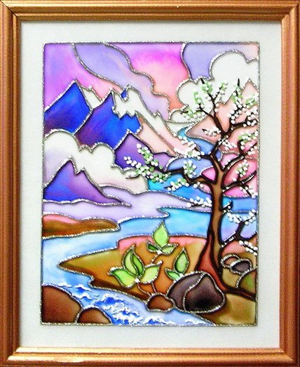 Весенний витраж