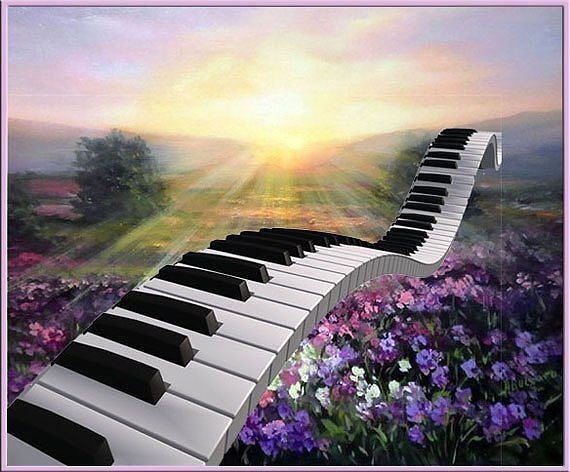 Пианино на природе