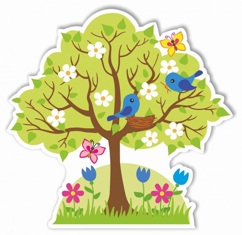 Картинки для оформления дерево. Летнее дерево для детского сада. Весеннее дерево в детском саду. Деревья весной детский сад. Весеннее дерево для детей детского сада.