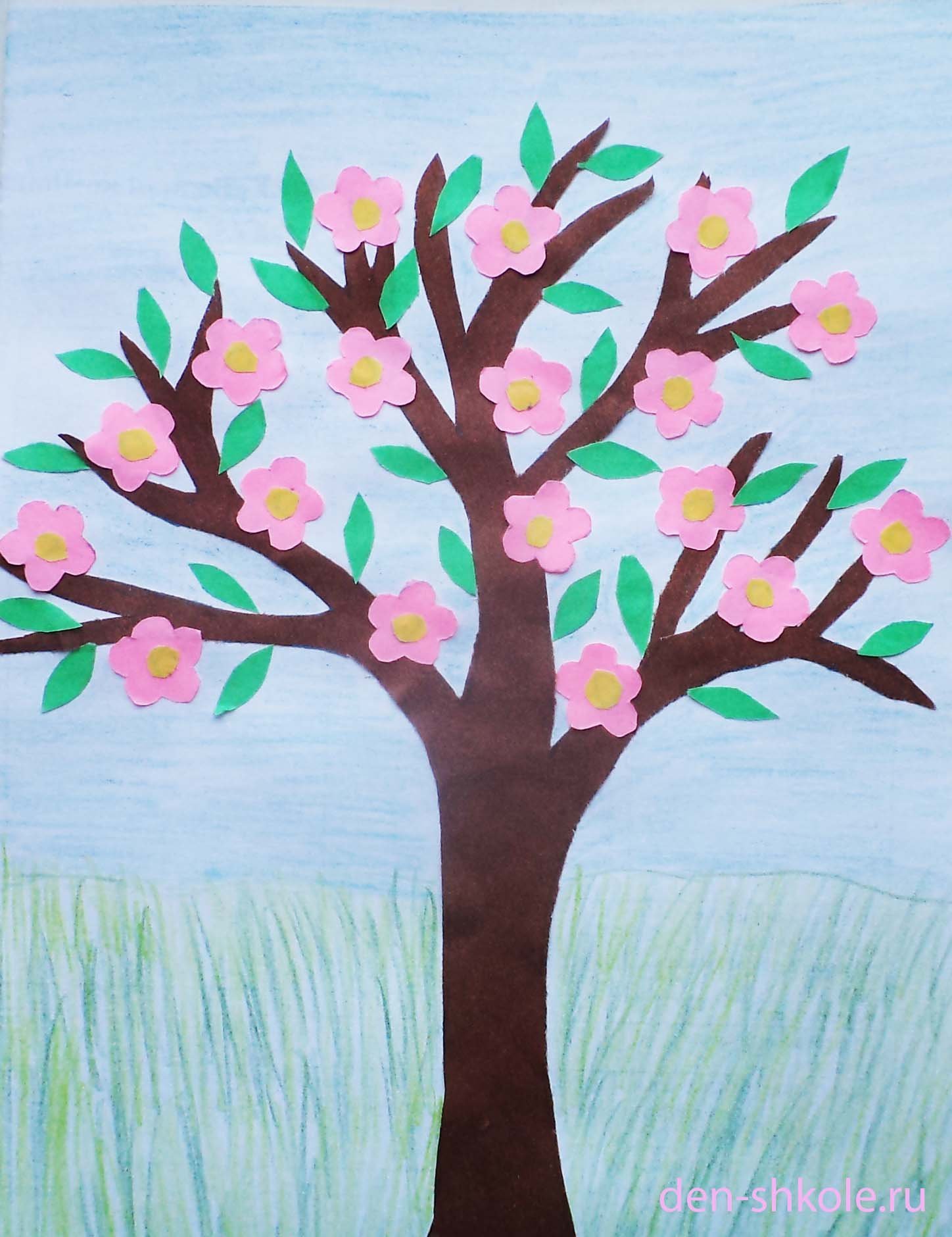 Весеннее дерево в средней группе. Рисование деревья весной. Аппликация Весеннее дерево. Рисование Весеннее дерево. Рисование Весеннее дерево в средней группе.