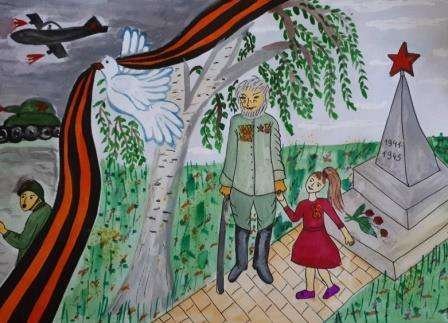 Виртуальная выставка детского творчества "Весна Победы!"