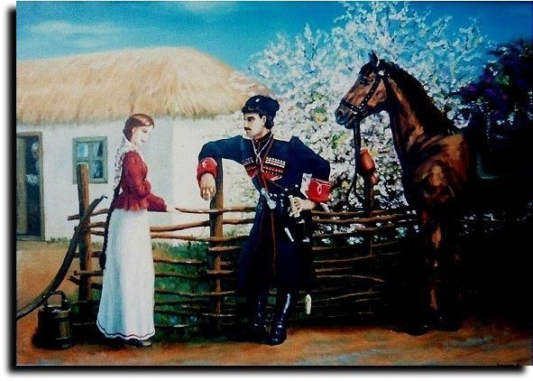 Гулянье донских Казаков картины