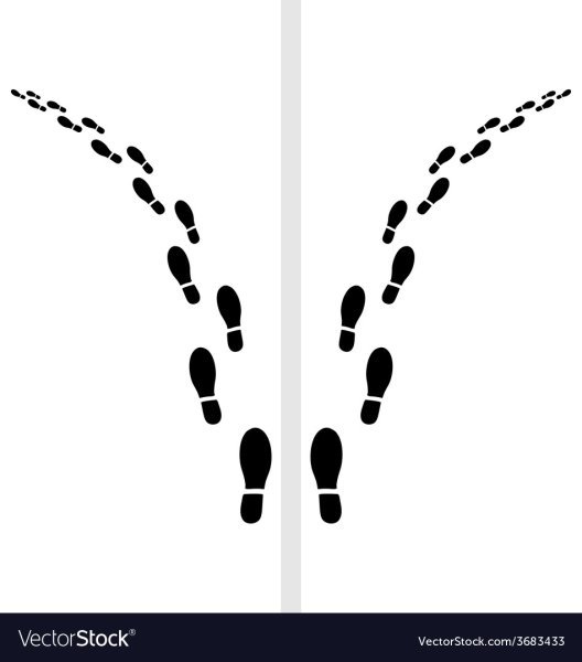 Отпечаток женской туфли