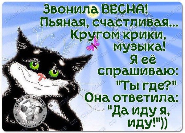 Звонила Весна пьяная счастливая