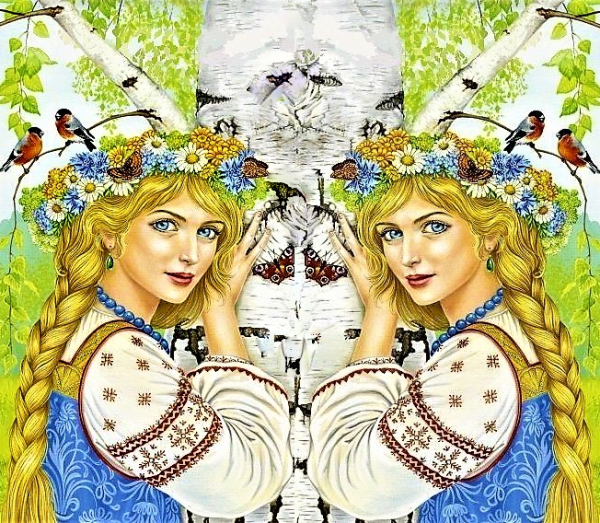 Нонна Кукель картины славянские боги