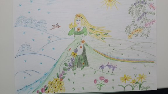 Григ весной