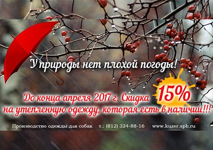 Хорошего настроения в любую погоду