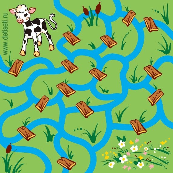 Игры Лабиринт для детей дорожки