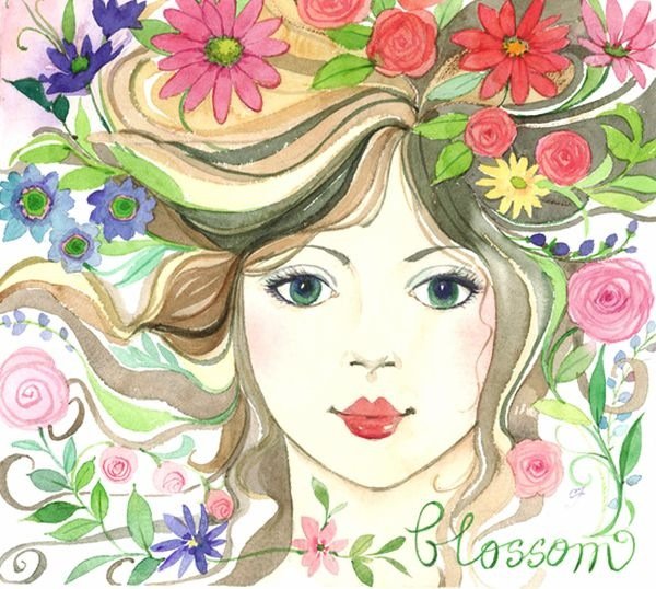 Образ весны акварель