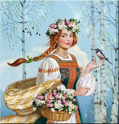 Встреча зимы и весны картины художников