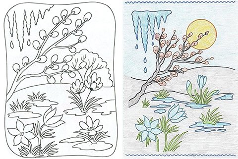 Признаки весны задания для детей