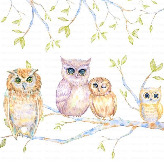 Акварельный набор Совята