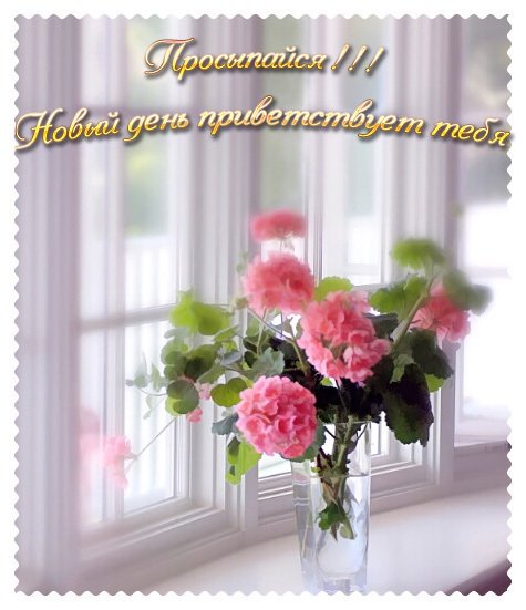 С добрым весенним субботним утром