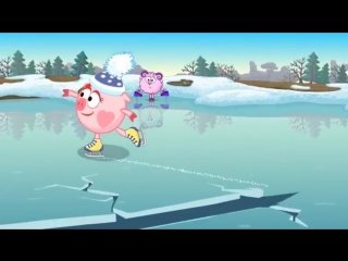 Смешарики Азбука безопасности на тонком льду