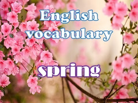 Тема про весну на английском короткие