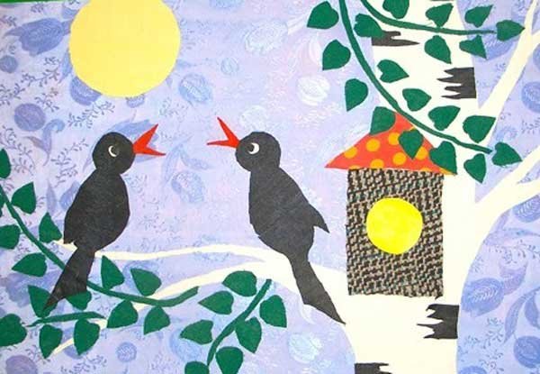 Аппликация Весна