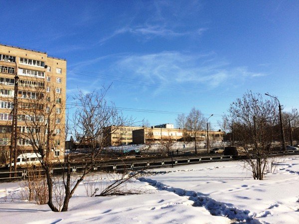 Братск весной