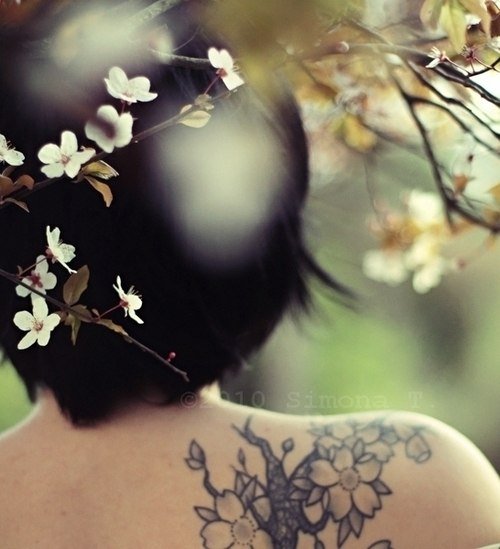 Девушка поле цветы