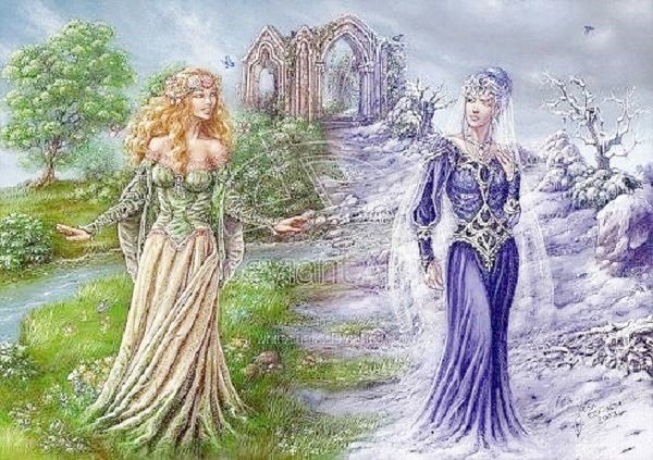 Встреча весны с зимой