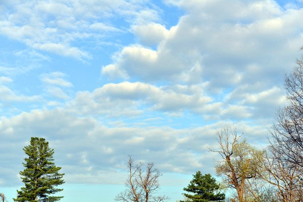 Небо весной