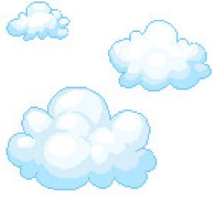 Облака на прозрачном фоне