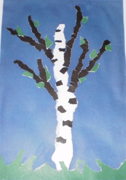 Весенняя аппликация для детей