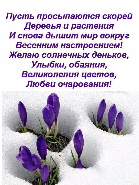 Стихи о весне красивые