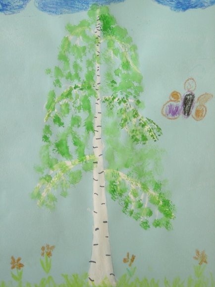 Береза для детей