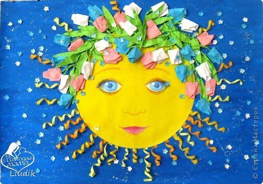 Объемная аппликация Весна пришла