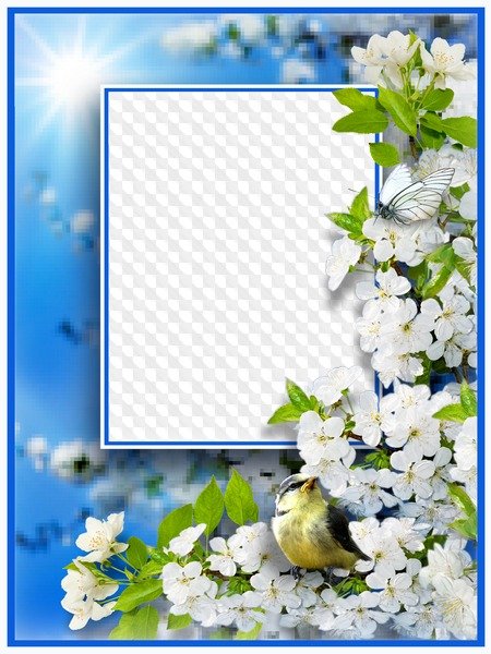 Фоторамка апрель