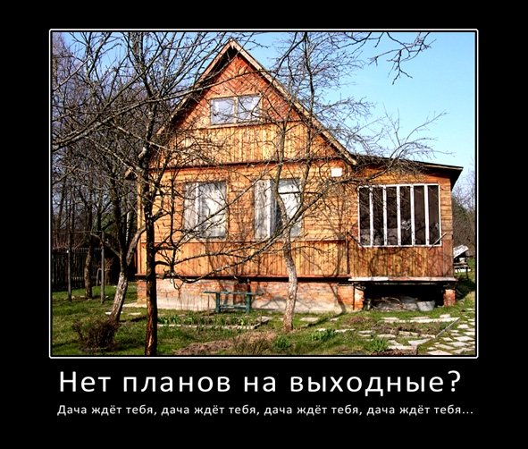 Юмор про дачников