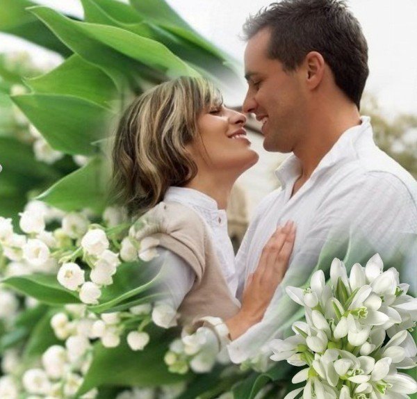 Весна мужчина и женщина