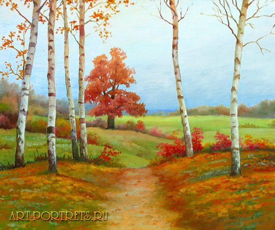 Свиридова Весна и осень рисунок