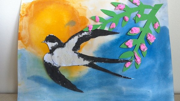 Мимоза пластилинография