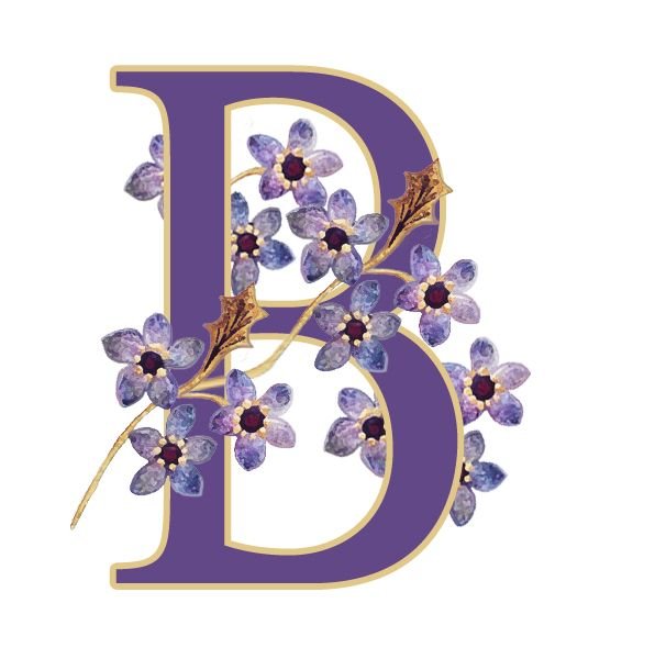 Цветочные буквы