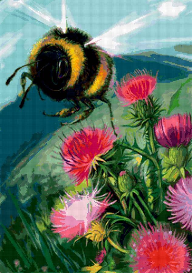 Пчелы и ветер. Полет шмеля картина художника. Пчела живопись. Пчёлка живопись. Пчела картина.