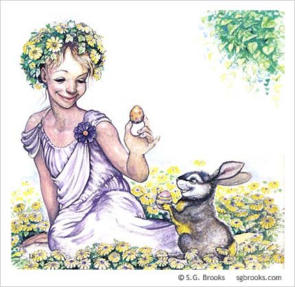 Картинки богиня весны остара (68 фото)