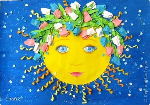 Аппликация Весна