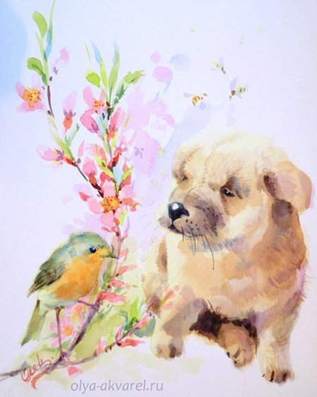 Советские открытки Весна