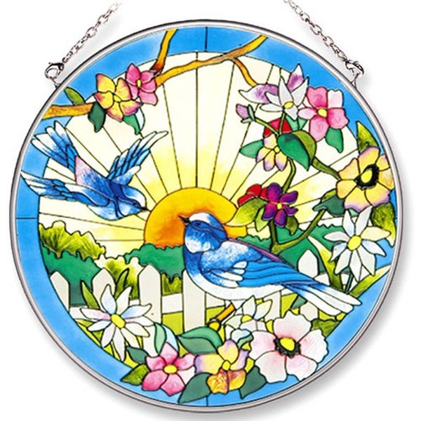 Круглая фотопечать с цветами