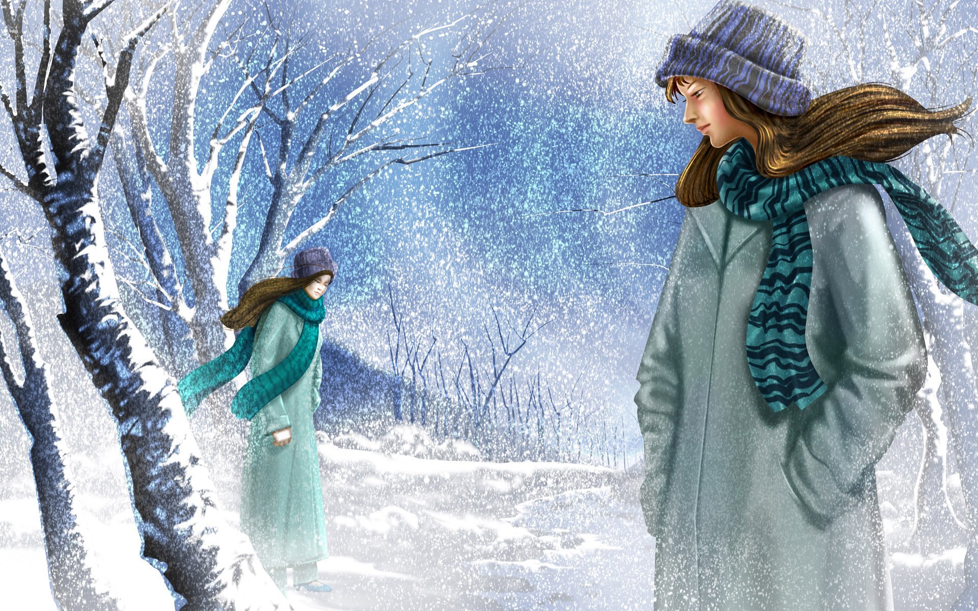 Картинка встреча зимы. Зима иллюстрация. Левушка зима рисуннок. Зимний пейзаж с людьми.