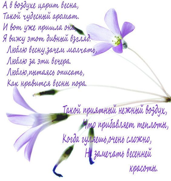 Сравнение весны с женщиной