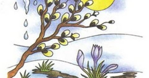 Сюжетная картина ранняя Весна