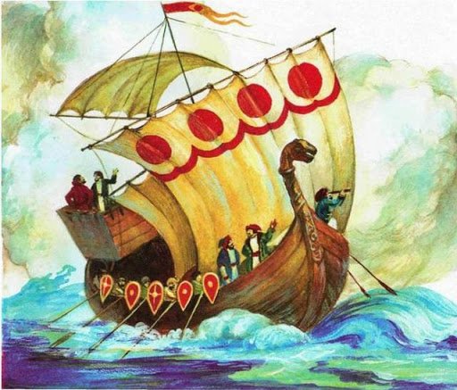 Ветер по морю гуляет иллюстрация